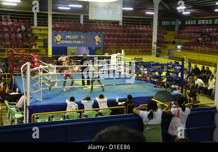 Boxkampf in Thailand Stockfoto