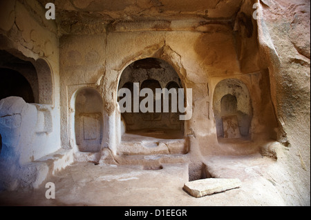 Küche eines frühen christlichen Klosters von Zelve, Cappadocia Türkei Stockfoto