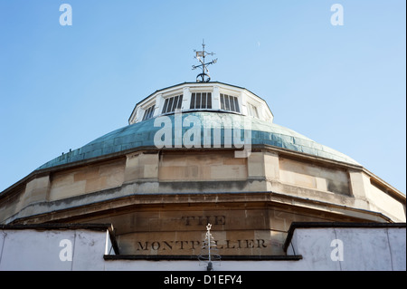 Die denkmalgeschützte Rundbau, in der gegend von montpellier Regency Cheltenham, Gloucestershire, England, UK. Stockfoto