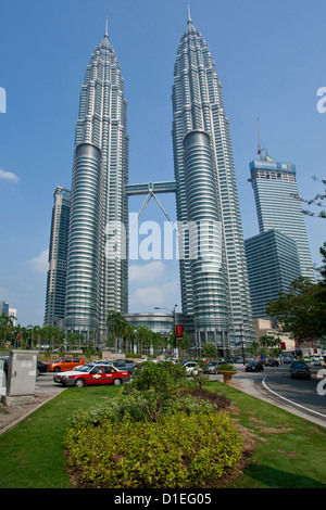 Die Petronas Towers Gebäude. Kuala Lumpur. Malaysien Stockfoto
