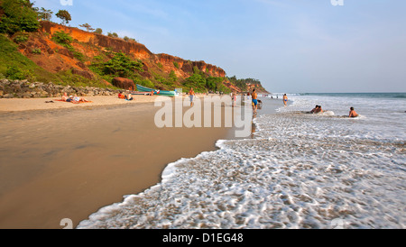 Varkala Beach. Kerala. Indien Stockfoto