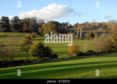 Blick auf Mitte Sussex Landschaft, UK Stockfoto