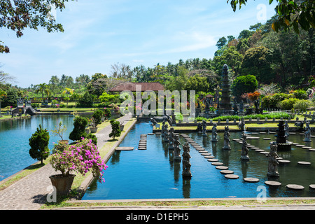 Königliche Wasserpalast und Pools Tirthagangga, Insel Bali, Indonesien Stockfoto