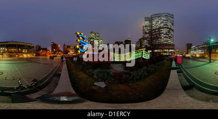 Protest Dorf besetzen der EZB, Frankfurt Am Main, Deutschland Stockfoto