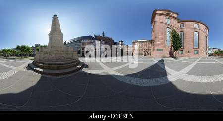 Pauls-Platz mit der St. Pauls Kirche, Frankfurt Am Main, Deutschland Stockfoto