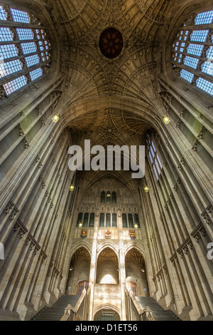 Die Innenarchitektur von Wills Memorial Building (Schulen des Gesetzes und Geowissenschaften) an der Park Street in Bristol Stockfoto