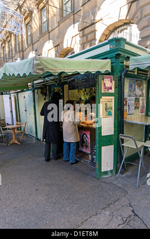 Garküche in der Glasgalerie am St. Nikolaus-Markt in Bristol Stockfoto