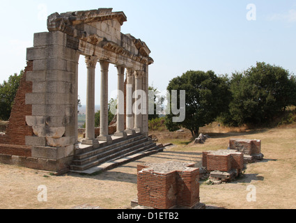 Denkmal des Agonothetes in Apollonia Stockfoto