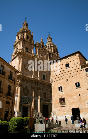 Casa de Las Conchas Päpstliche Universität Salamanca Castilla Leon Spain Stockfoto