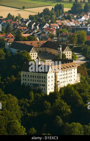 Schloss Heiligenberg, Baden-Württemberg, Deutschland, Luftaufnahme Stockfoto