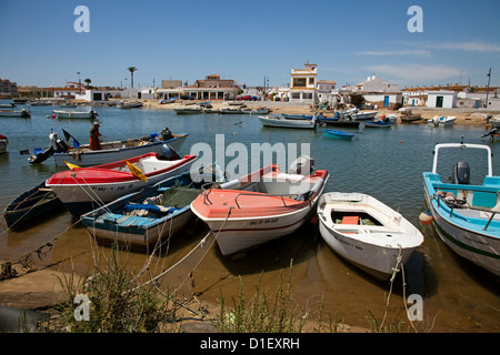 Angelboote/Fischerboote Isla Cristina Huelva Andalusien Spanien Stockfoto