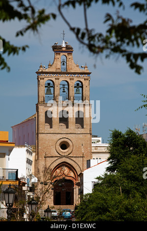 Santo Domingo de Guzmán Kirche Lepe Huelva Andalusien Spanien Stockfoto