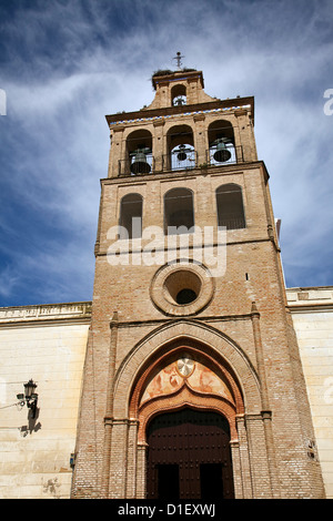 Santo Domingo de Guzmán Kirche Lepe Huelva Andalusien Spanien Stockfoto