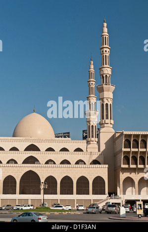 König-Faisal-Moschee, Sharjah, Vereinigte Arabische Emirate Stockfoto