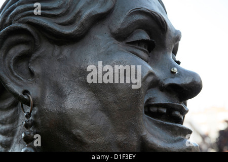 Skulptur in Burgos, Spanien, Europa Stockfoto