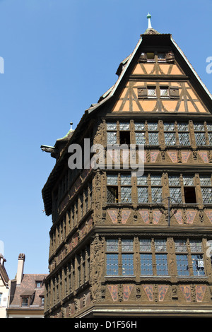 Das berühmte Haus Kammerzell in der alten Stadt von Straßburg, Frankreich Stockfoto