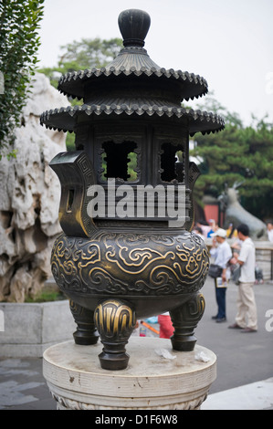 Metall-Brenner in Peking Stockfoto