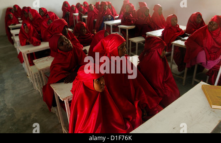 Islamische Schule für Mädchen in Mogadischu Somalia Stockfoto