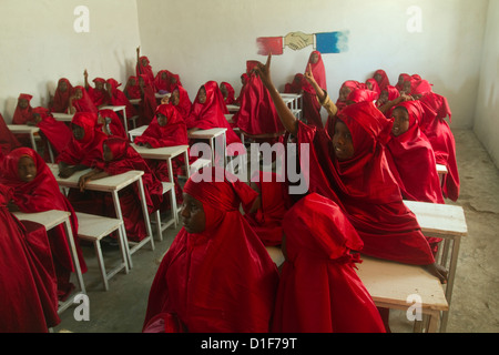 Islamische Schule für Mädchen in Mogadischu Somalia Stockfoto