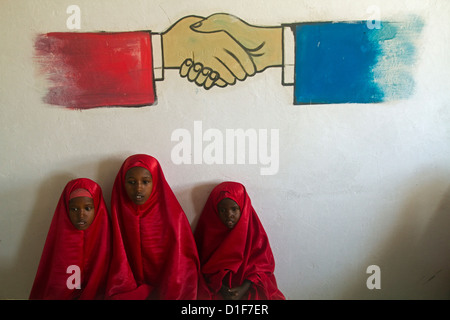 Islamische Schule für Mädchen in Mogadischu Somalia Stockfoto