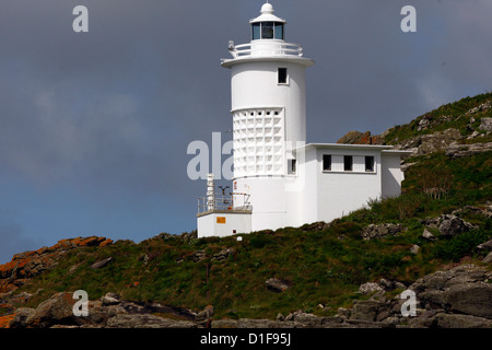 Tater Du Leuchtturm in Cornwall Credit James Galvin Stockfoto