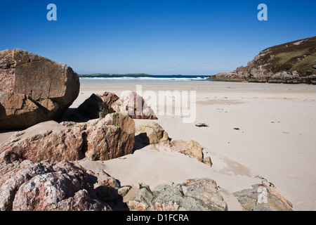 Ceannabeinne Bay, in der Nähe von Durness, Sutherland, Schottland, Vereinigtes Königreich, Europa Stockfoto