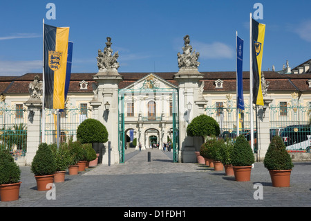 Carraige Eingang das barocke Residenzschloss, inspiriert von Schloss Versailles, Ludwigsburg, Baden-Württemberg, Deutschland Stockfoto
