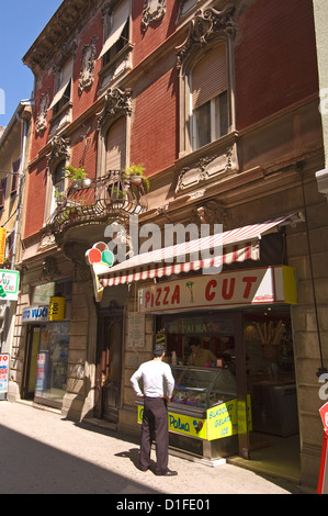 Elk192-1472v Kroatien, Pula, Geschäfte Stockfoto