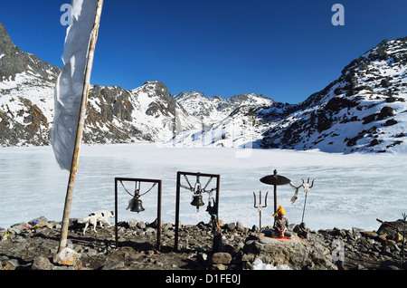 Gosainkund Seen, Langtang Nationalpark, Bagmati, Zentralregion (Madhyamanchal), Nepal, Himalaya, Asien Stockfoto