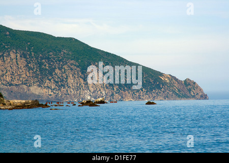 Bear Mountain (Au-Dag) in der Nähe von Hurzuf. Krim, Ukraine Stockfoto