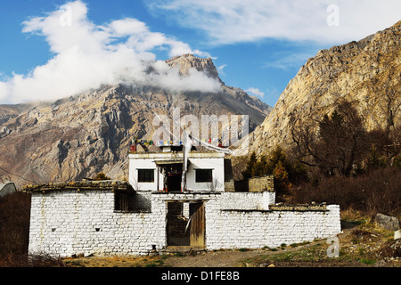 Muktinath Tempel, Muktinath, Annapurna Conservation Area, Mustang District, Dhawalagiri, Western Region (Pashchimanchal), Nepal Stockfoto