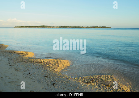 Blick auf Gili Meno, Gili Air, Lombok, Indonesien, Südostasien, Asien Stockfoto