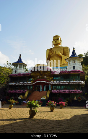 Golden Temple, Dambulla, Sri Lanka, Asien Stockfoto