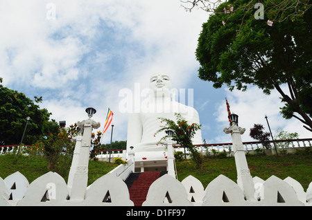 Bahirawakanda Tempel Buddha, Kandy, Sri Lanka, Asien Stockfoto