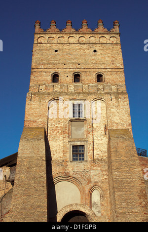 Styrova Turm der alten Lubert Burg im Jahre 1340 gebaut. Luzk, Ukraine. Stockfoto