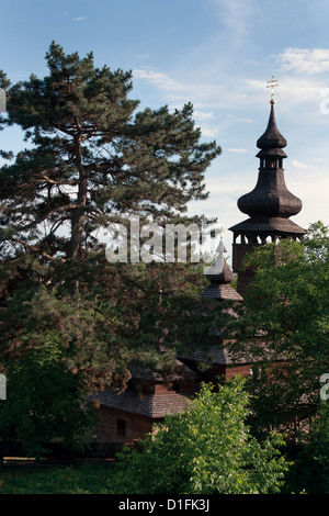 Alte griechische katholische Kirche des Heiligen Erzengels Michael. Erbaut im Jahre 1777, ursprünglich am Shelestovo Stockfoto