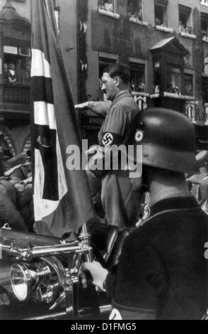 Adolf Hitler (1889-1945) in Nürnberg im Jahre 1923 Stockfoto