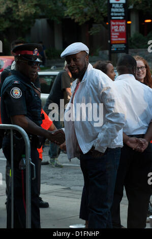 Hatian-kanadische Musiker und Aktivist Wyclef Jean besucht die Ryerson University Theatre während 2012 Toronto International Film Festival (TIFF) Stockfoto