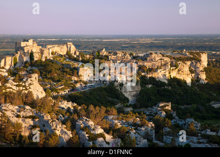 Mittelalterliches Dorf Les Baux de-Provence, Provence, Frankreich Stockfoto