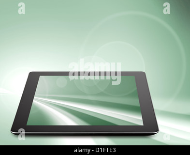 Tablet PC (TabletPC). Modernen tragbaren Touch pad Gerät Stockfoto