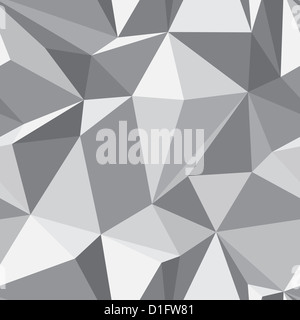 Diamant Form Musterdesign - abstrakte Polygon geometrischen Mosaik texture Stockfoto
