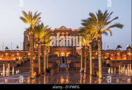 Hotel Emirates Palace, Abu Dhabi, Vereinigte Arabische Emirate, Naher Osten Stockfoto