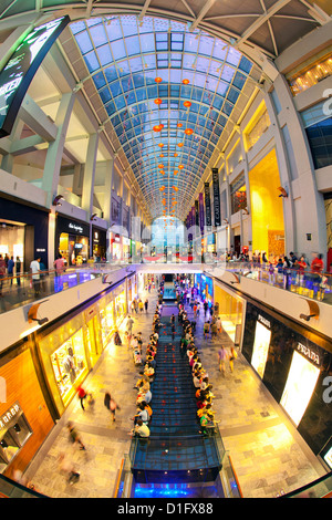 Einkaufszentrum in der Marina Bay Sands Hotel und Casino-Komplex, Singapur, Südostasien, Asien Stockfoto