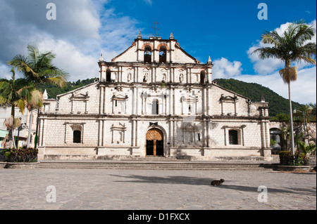 Kathedrale in San Juan la Laguna, Guatemala, Mittelamerika Stockfoto