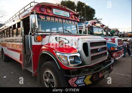 Huhn-Bus, Antigua, Guatemala, Mittelamerika Stockfoto