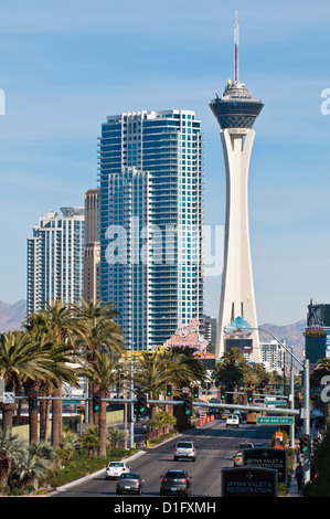 Stratosphere Casino, Hotel and Tower, Las Vegas, Nevada, Vereinigte Staaten von Amerika, Nordamerika Stockfoto