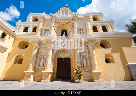 Nuestra Señora De La Merced Kathedrale, Antigua, UNESCO World Heritage Site, Guatemala, Mittelamerika Stockfoto