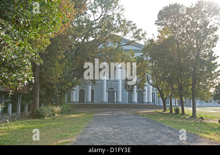 Serampore Hochschule in der alten dänischen Kolonie am Ufer des Fluss Hooghly in der Nähe von Kolkata, Westbengalen, Indien Stockfoto