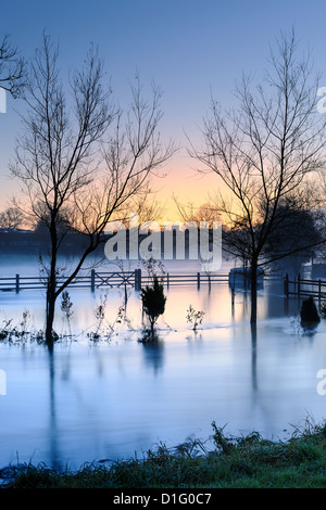 Malmesbury Überschwemmungen 2012 Stockfoto