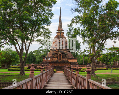 Geschichtspark Sukhothai, der alten Stadt von Thailand in 800 Jahre vor Stockfoto
